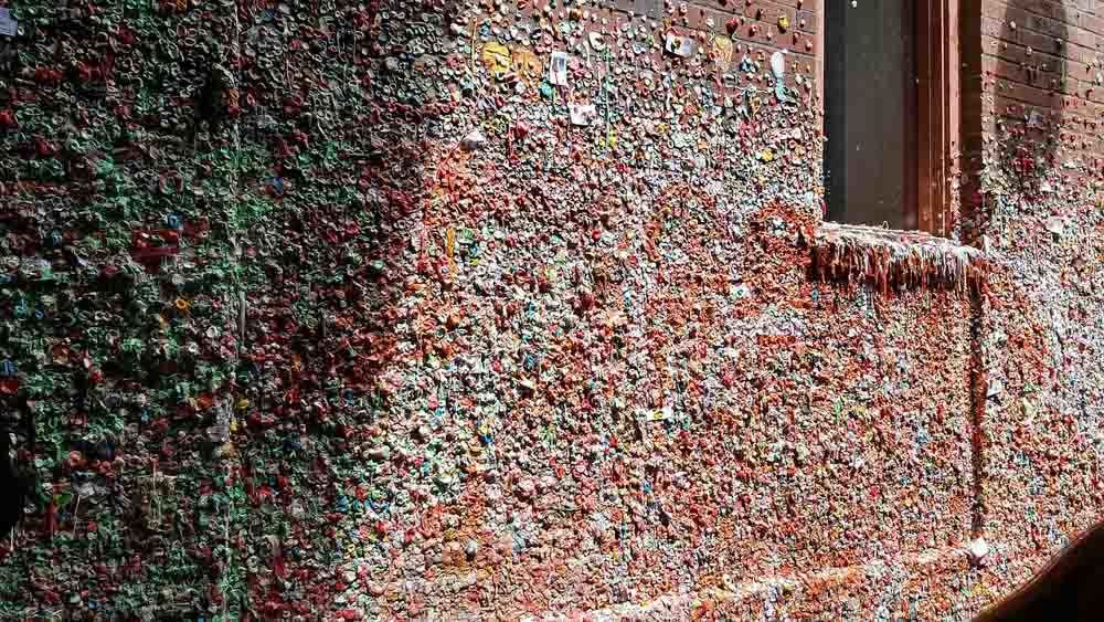 Gumwall is a must see in Seattle in 3 days