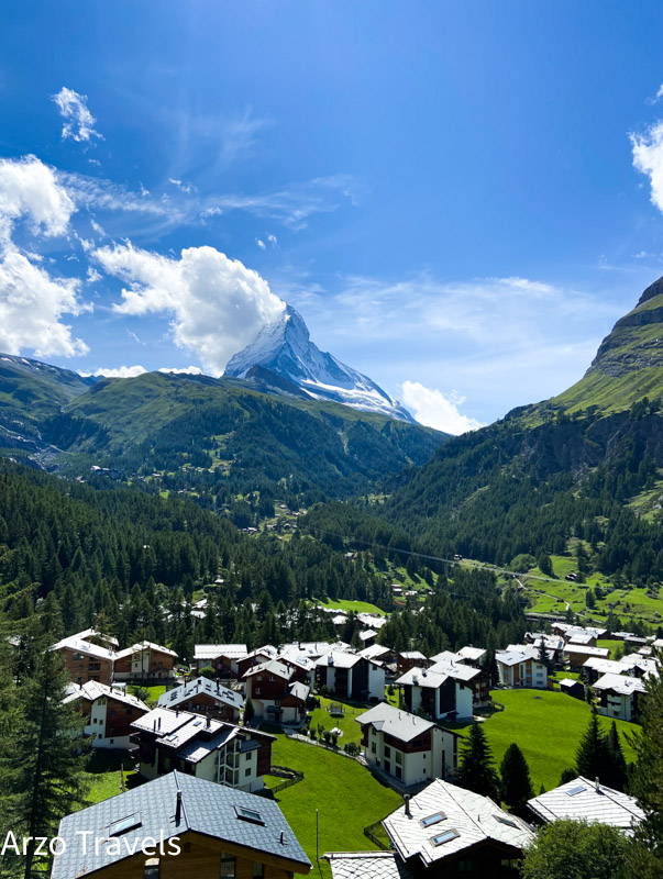 Zermatt and Matterhorn view