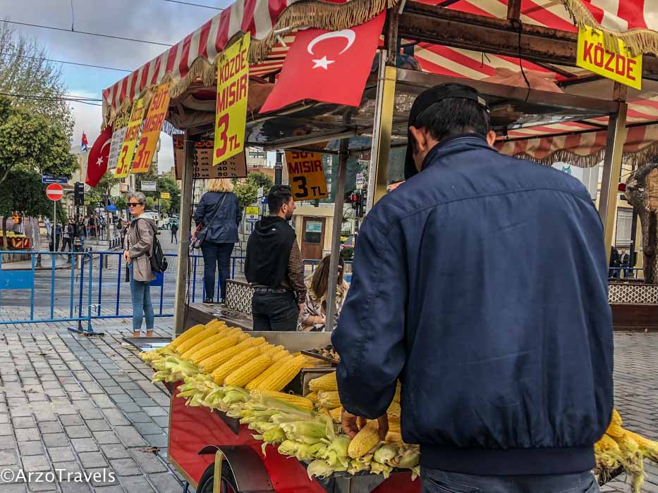 Snacks in Istanbul