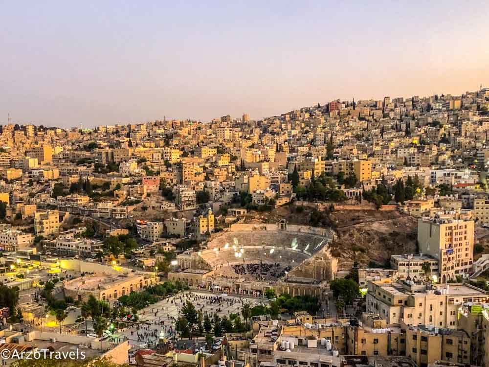 View from Citadel in Amman