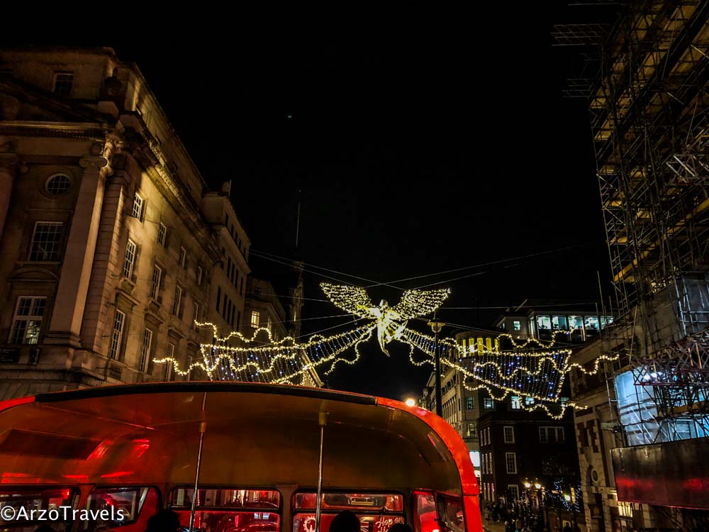 Christmas Bus Light Tour Regent Street
