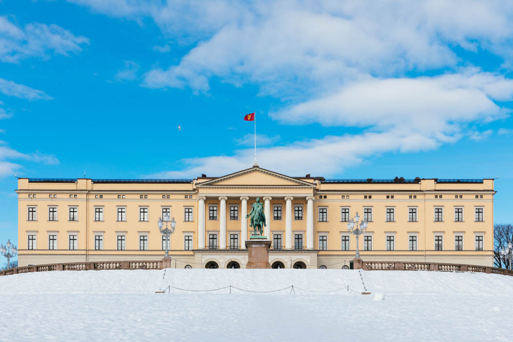 Snow in Oslo 