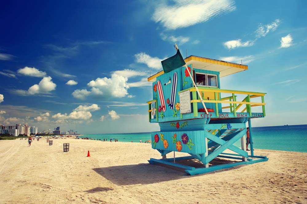 South Beach in Miami, Florida_
