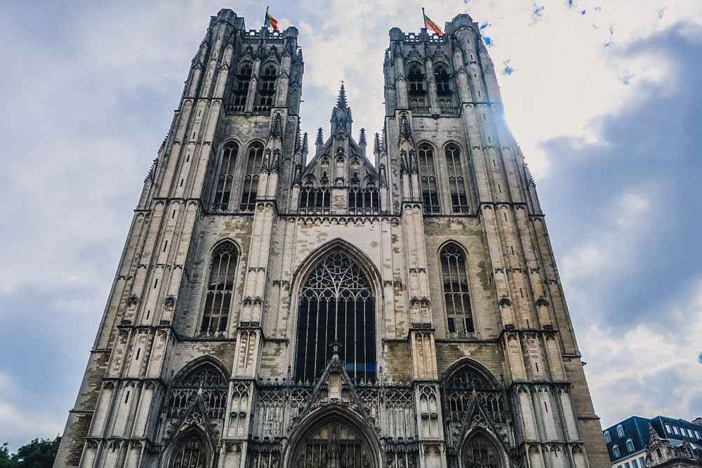 brussels cathedral a main tourist attraction in Brussel in 2 days