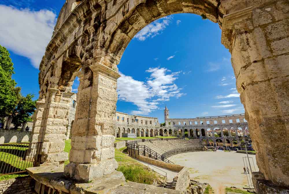 Pula Amphitheatre a must for Crotia road trip itinerary
