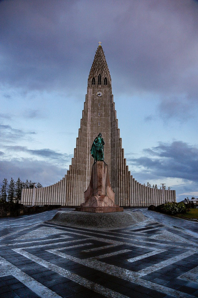 HALLGRÍMSKIRKJA CHURCH in winter one of the top things to do in Reykjavik