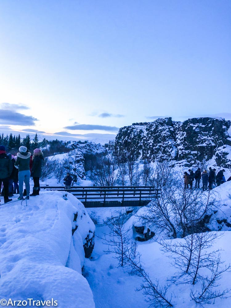 National Park in Iceland in winter