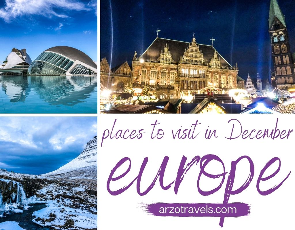 Places to visit in December in Europe