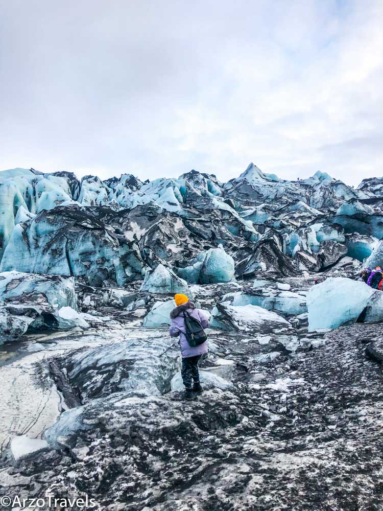 Solheimajökull in Iceland is one of the best day trips from Reykjavk