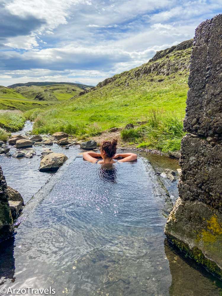 HRUNALAUG hot pools in Iceland