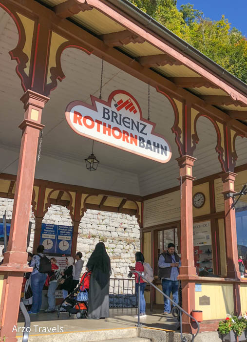 Brienzer Rothorn steam locomotive station