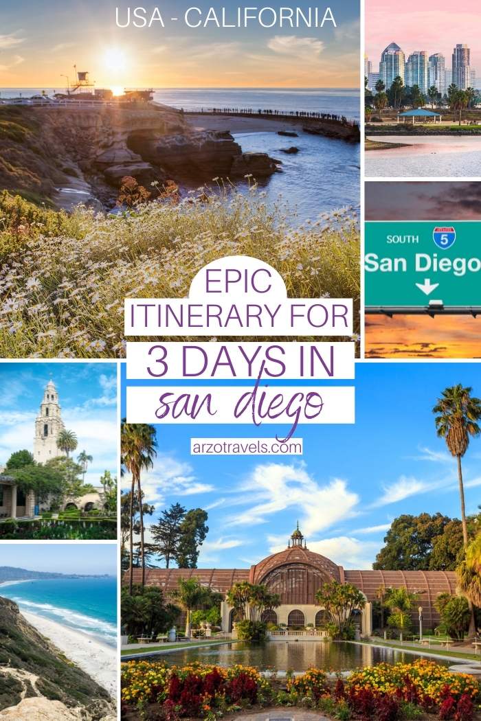 Best 3-Day San Diego Itinerary - Arzo Travels