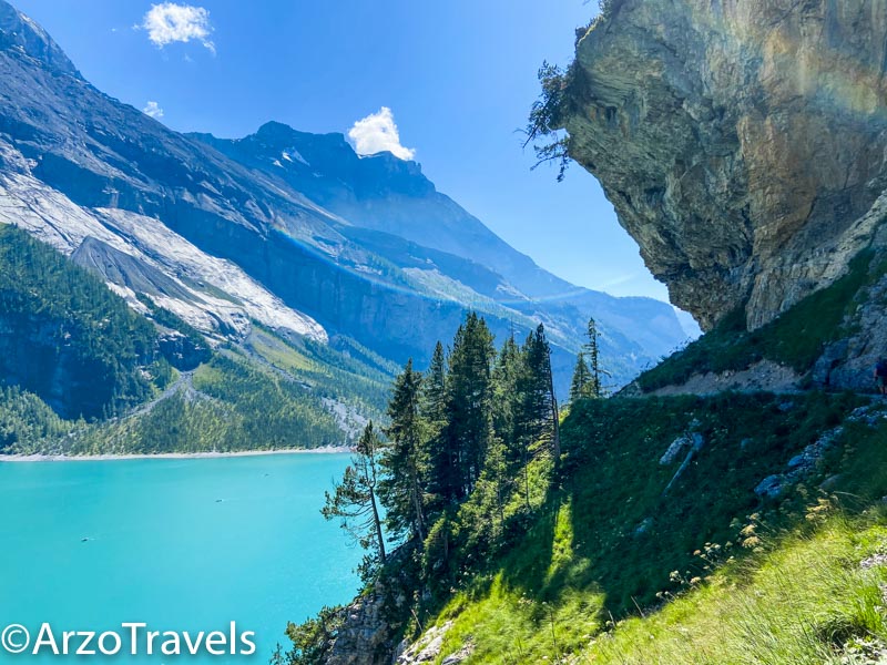 Hiking Route 5 at Oeschinensee Lake with Arzo Travels