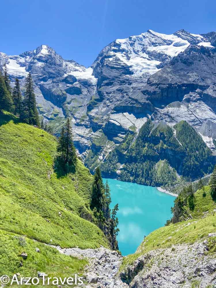 Views of Lake Oeschinensee, Arzo Travels