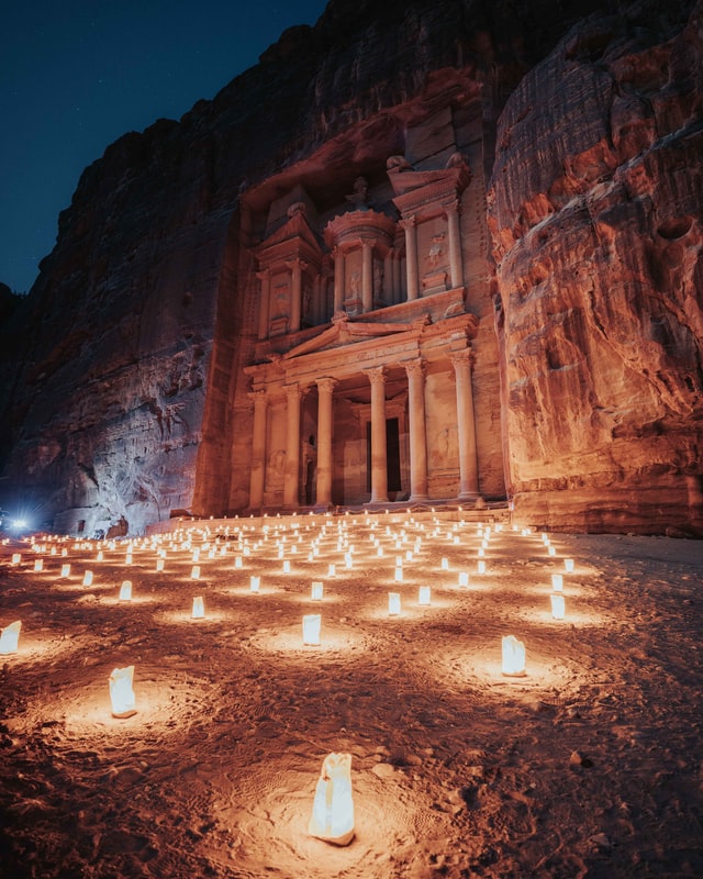Filippo Cesarini-Unsplash, Petra by Night a top activity in Jordan