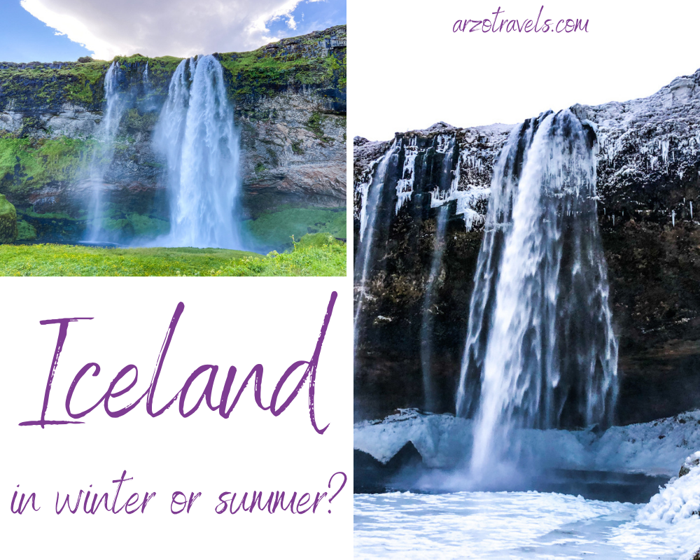 Iceland in winter or summer, Arzo Travels