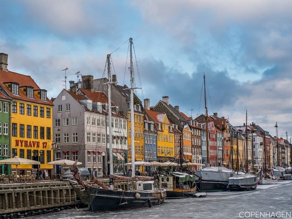 Copenhagen in winter, Denmark