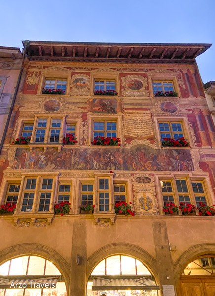 More beautiful facades in Schaffhausen, Switzerland