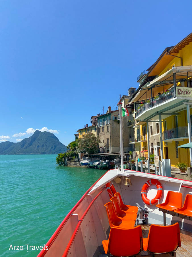 Boat tour on Lake Lugano