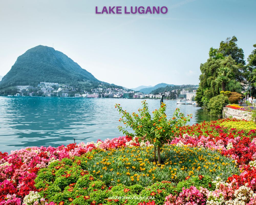 Lake Lugano in Switzerland, Arzo Travels