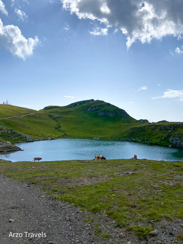 Lake no 1 during Pizol hike, Wangsersee