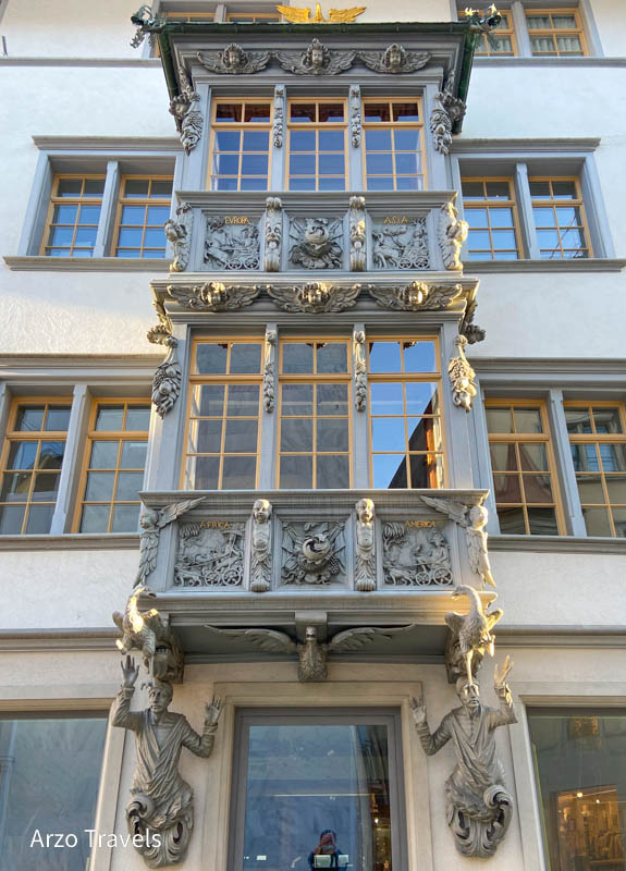 Oriel windows in St.Gallen a must see