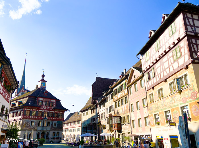 Rathaus Square in Stein am Rhine