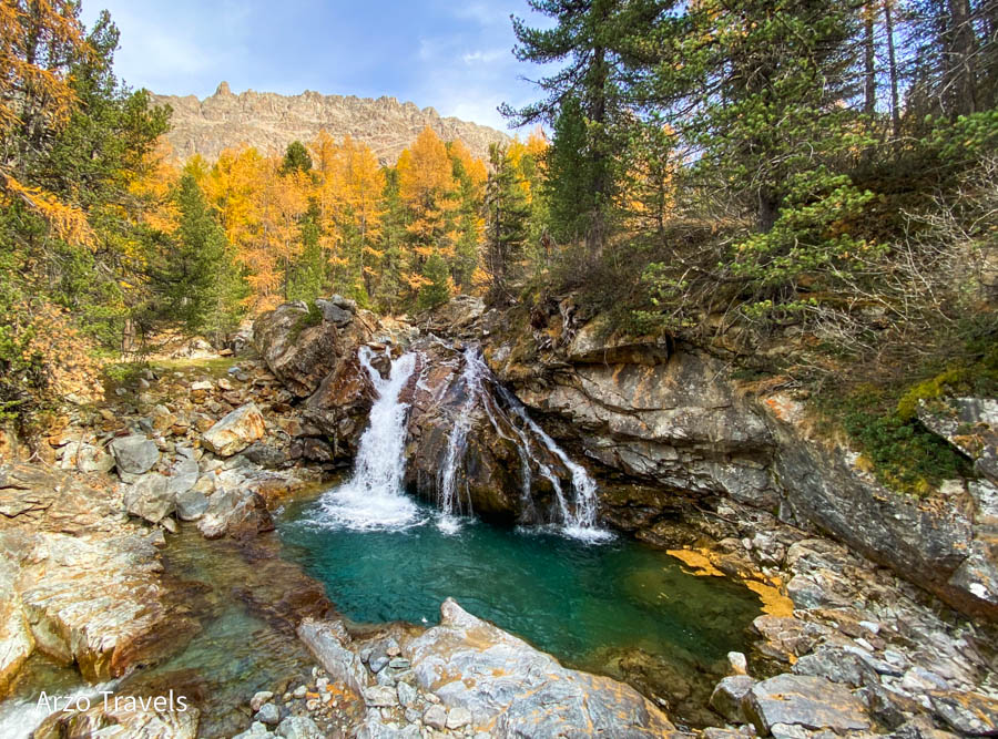 Waterfall in Engadin