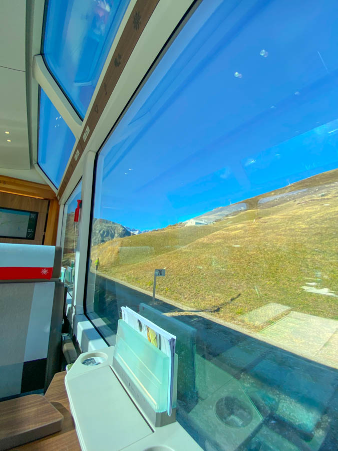 Glacier Express window views