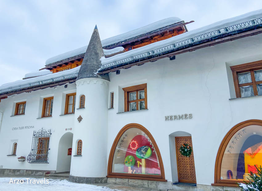 Hermes shop in St.Moritz