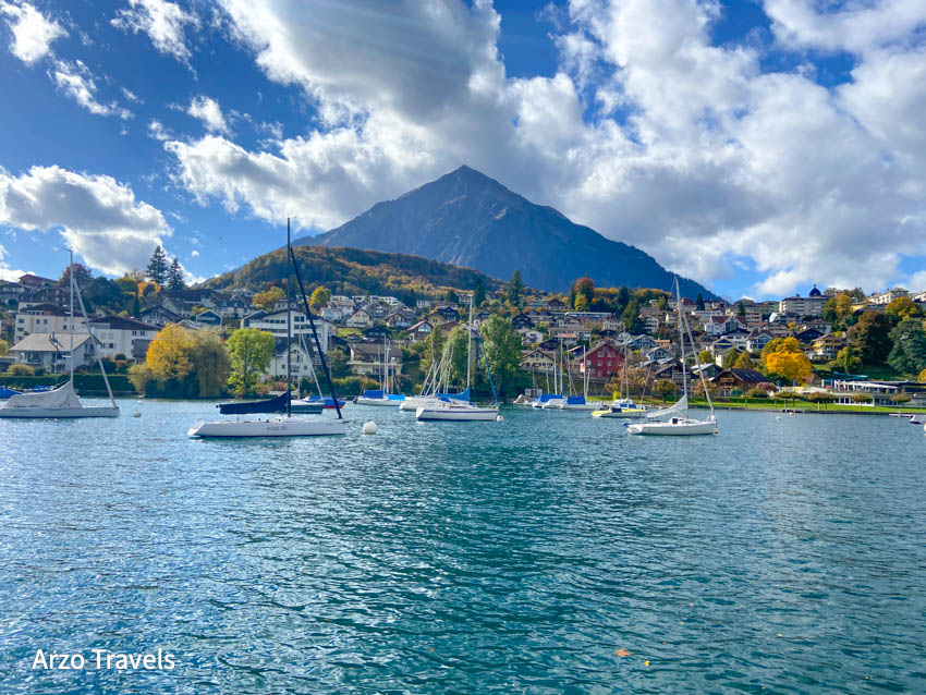 Watersports on Lake Thun from Spiez