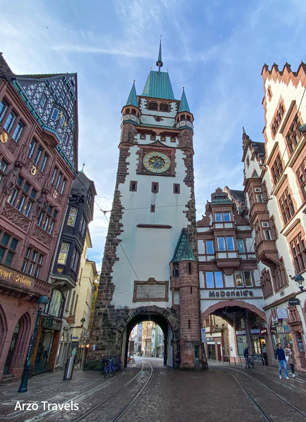 Martinstor, Martin´s Gate in Freiburg