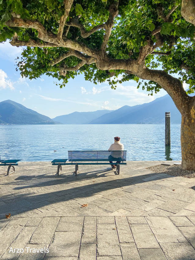 Relax at Lake Maggiore promenade