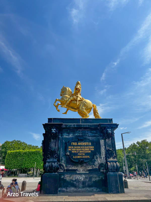 Golden Horseman in Dresden, Augustus the Strong, Arzo Travels
