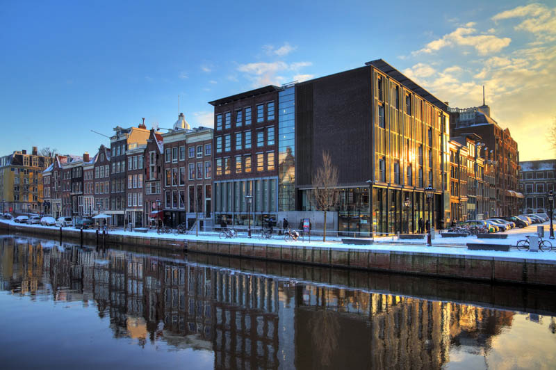  Anne Frank house and holocaust museum in Amsterdam, the Netherlands