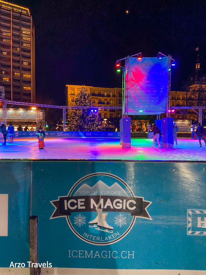 Ice Magic in Interlaken in December