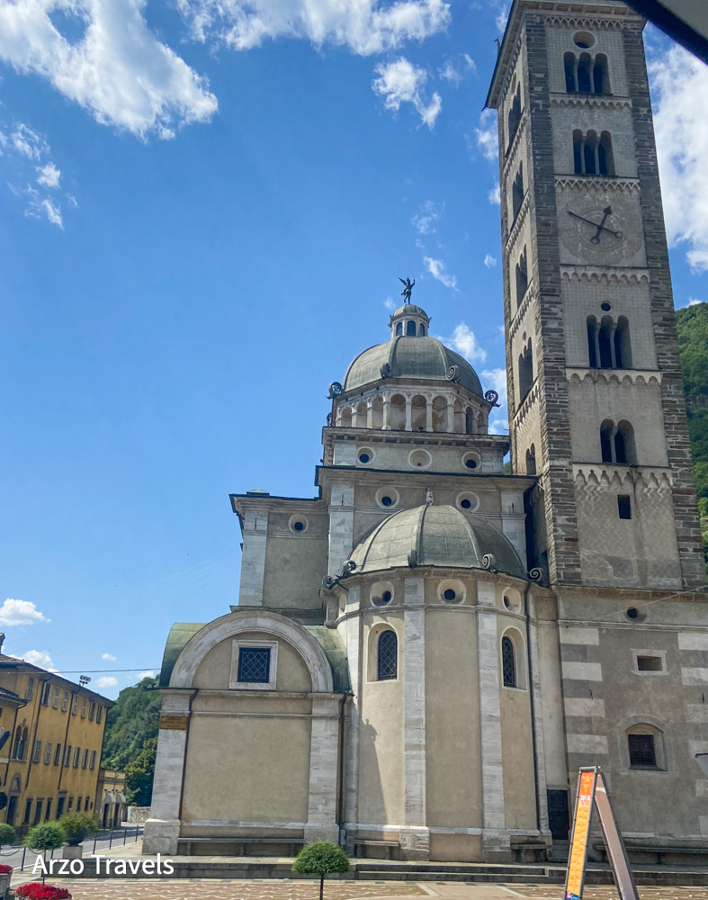Madonna church in Tirano