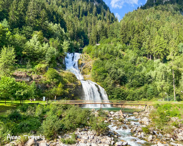 Faido Waterfall in Switzerland