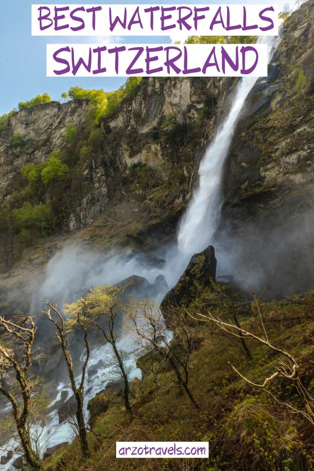 Foroglio Falls Best Swiss waterfalls Arzo Travels