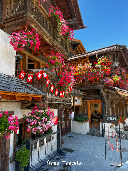 Grimentz in Switzerland stunning buildings