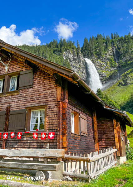 Stäubi Falls in Switzerland