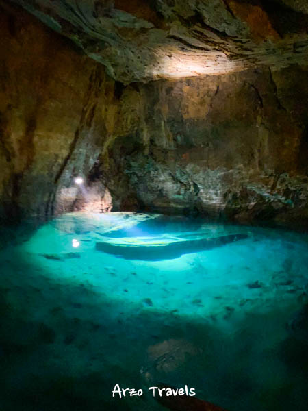 underground lake of St-Léonard in Switzerland