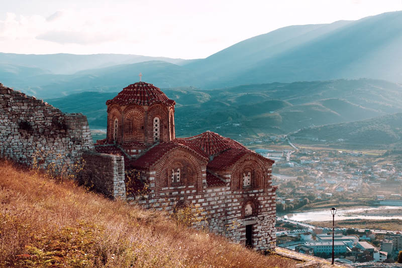 St. Theodores church in Berat castle Albania