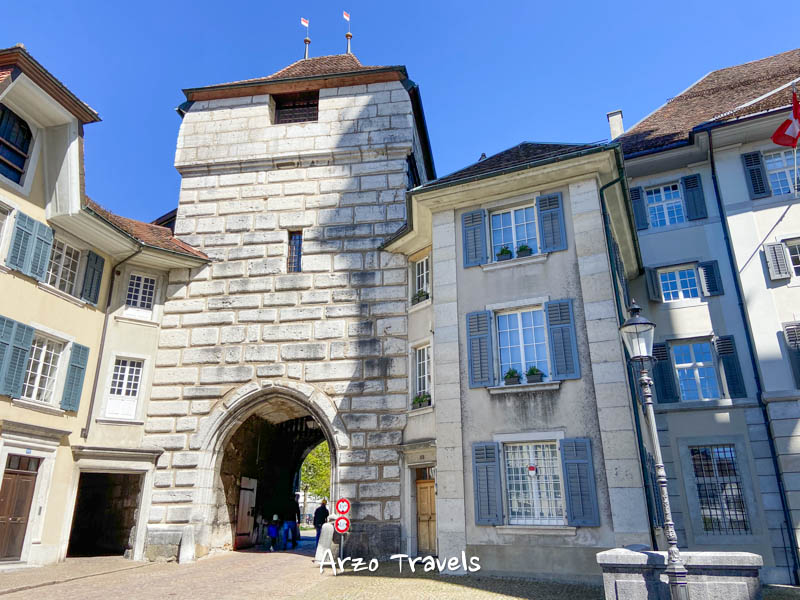 Basel Gate in Solothurn, Switerland