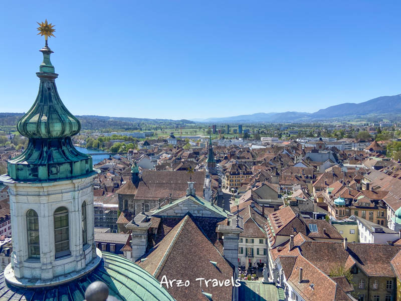 Views from cathedral tower in Solothurn, Switzerland, Arzo Travels
