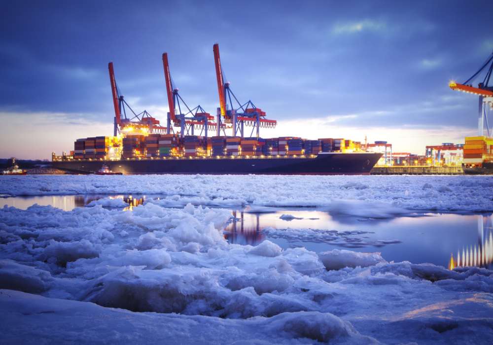 Harbor cruise in Hamburg winter, Arzo Travels