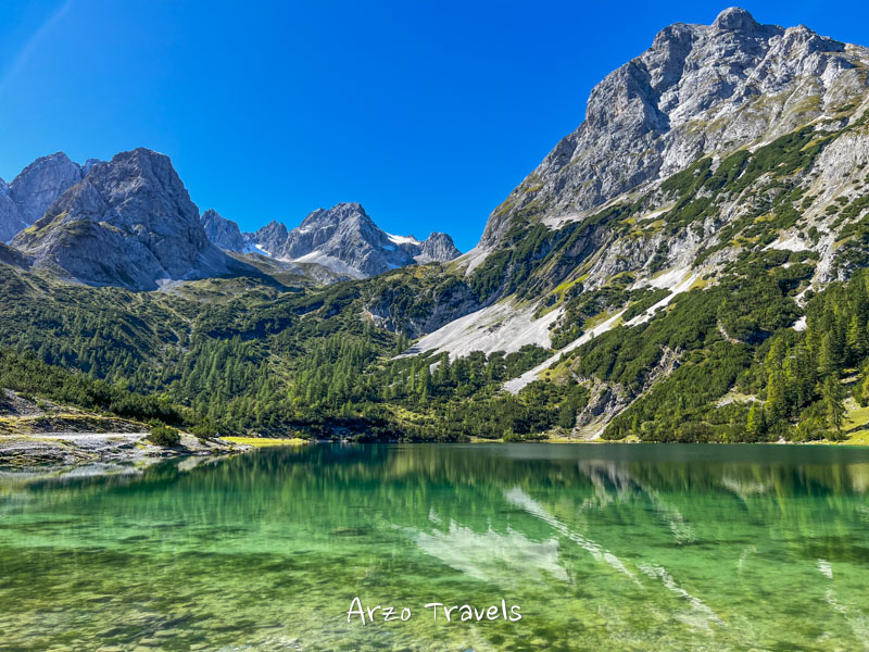 One of most beautiful lakes in Austria Seebensee