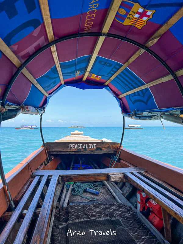 Boat cruises on Zanzibar