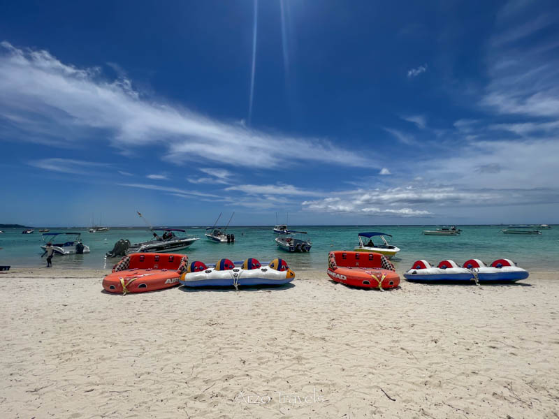 Water sports activities in Mauritius